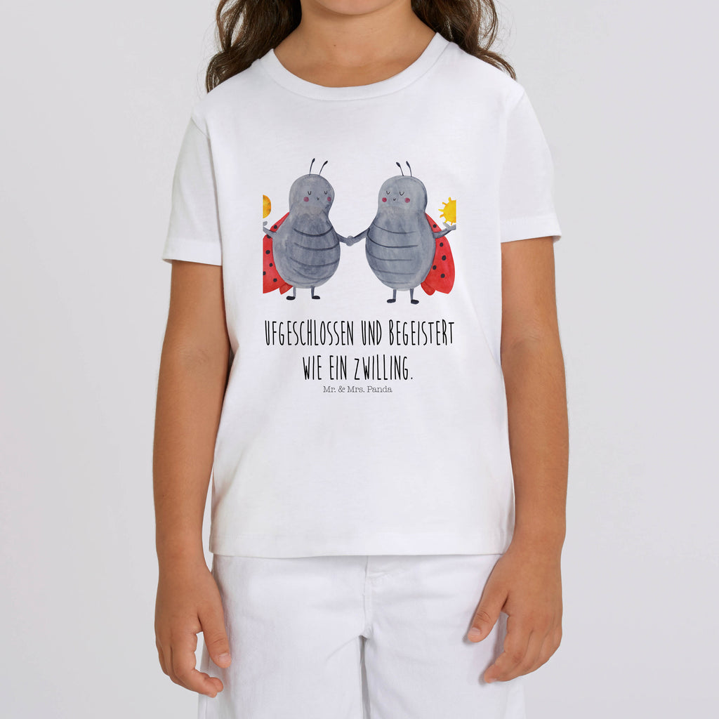 Organic Kinder T-Shirt Sternzeichen Zwilling Kinder T-Shirt, Kinder T-Shirt Mädchen, Kinder T-Shirt Jungen, Tierkreiszeichen, Sternzeichen, Horoskop, Astrologie, Aszendent, Zwillinge, Zwilling Geschenk, Zwilling Sternzeichen, Geburtstag Mai, Geschenk Mai, Geschenk Juni, Marienkäfer, Glückskäfer, Zwillingsbruder, Zwillingsschwester