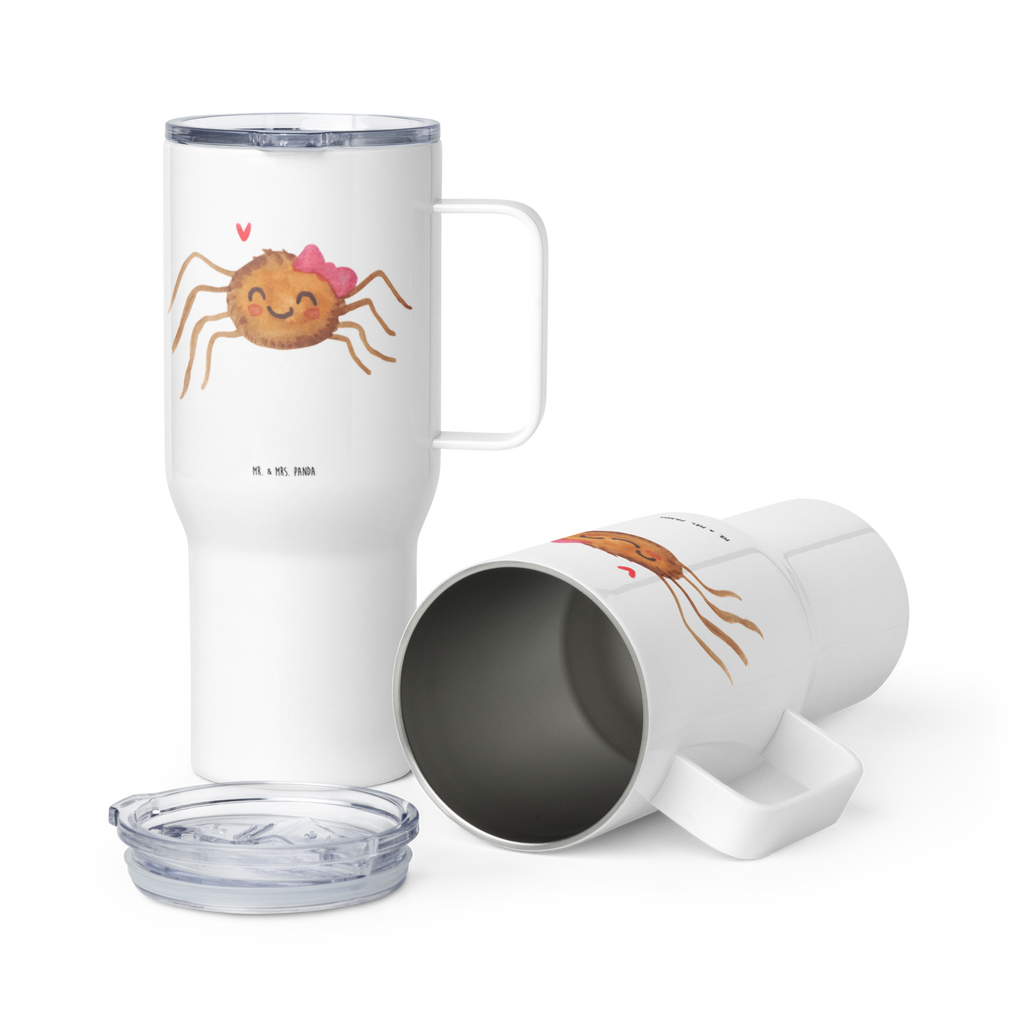 XXL Thermobecher Spinne Agathe Freude Thermobecher, XL Thermobecher, Reisebecher, XL Reisetasse, Großer Thermobecher, Autobecher, Jumbo Becher, Spinne Agathe, Spinne, Agathe, Videos, Merchandise, Viral, Viraler Hit, Trend, Beliebte Spinne