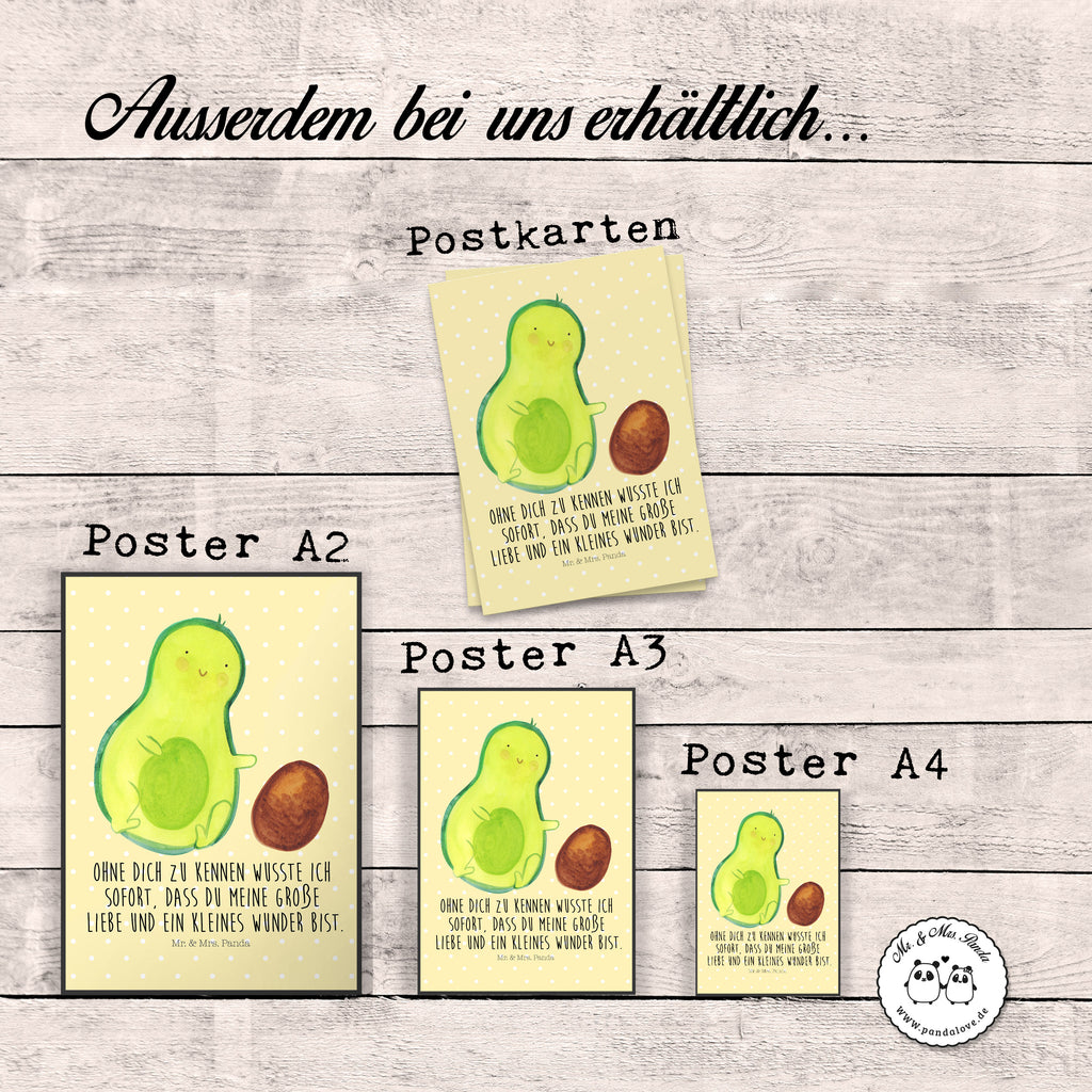 Poster Avocado rollt Kern Poster, Wandposter, Bild, Wanddeko, Küchenposter, Kinderposter, Wanddeko Bild, Raumdekoration, Wanddekoration, Handgemaltes Poster, Mr. & Mrs. Panda Poster, Designposter, Kunstdruck, Posterdruck, Avocado, Veggie, Vegan, Gesund, Avocados, Schwanger, Geburt, Geburtstag, Säugling, Kind, erstes Kind, zur Geburt, Schwangerschaft, Babyparty, Baby, große Liebe, Liebe, Love