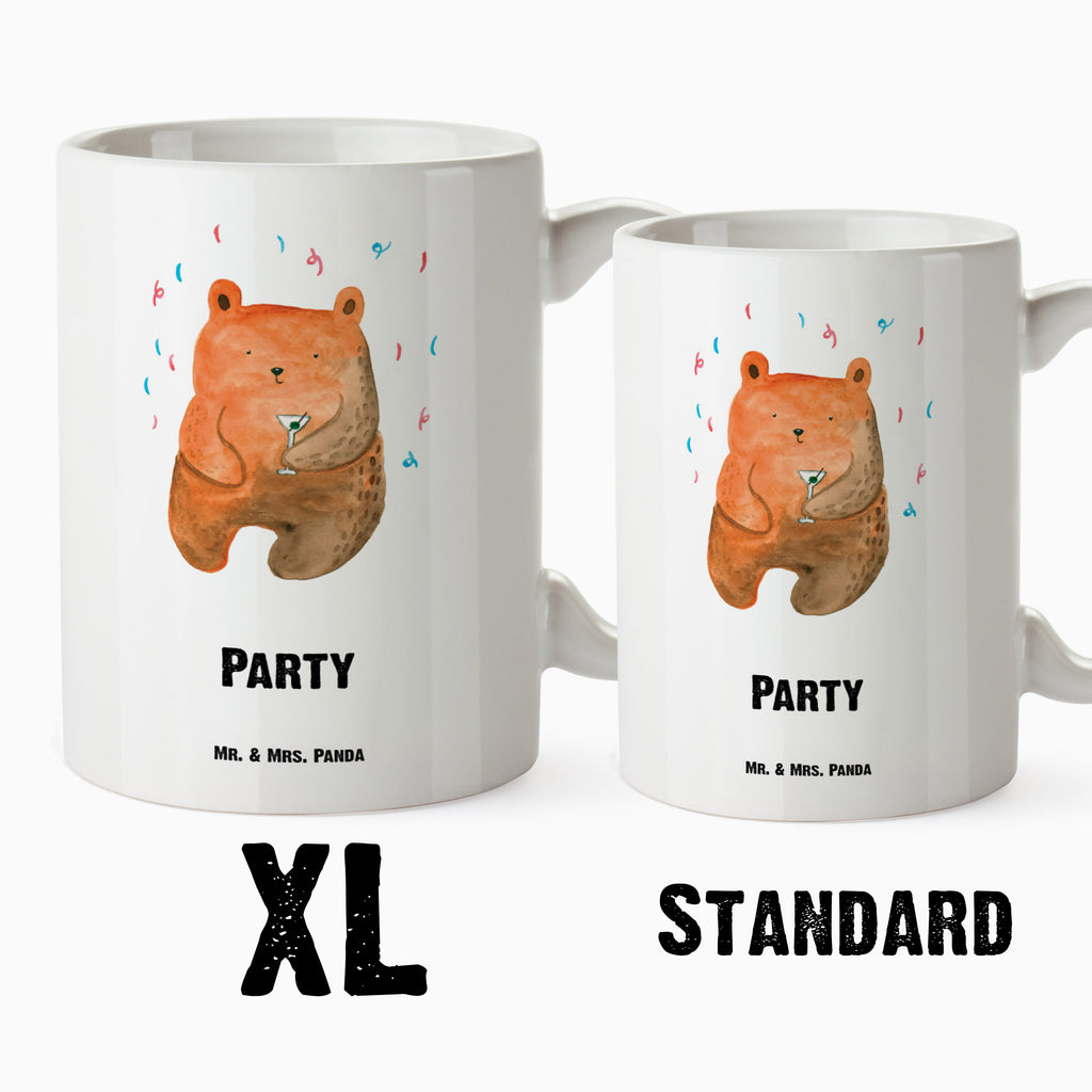 XL Tasse Bär Party XL Tasse, Große Tasse, Grosse Kaffeetasse, XL Becher, XL Teetasse, spülmaschinenfest, Jumbo Tasse, Groß, Bär, Teddy, Teddybär, Geburtstag, Geburtstagsgeschenk, Geschenk, Party, Feiern, Abfeiern, Mitbringsel, Gute Laune, Lustig