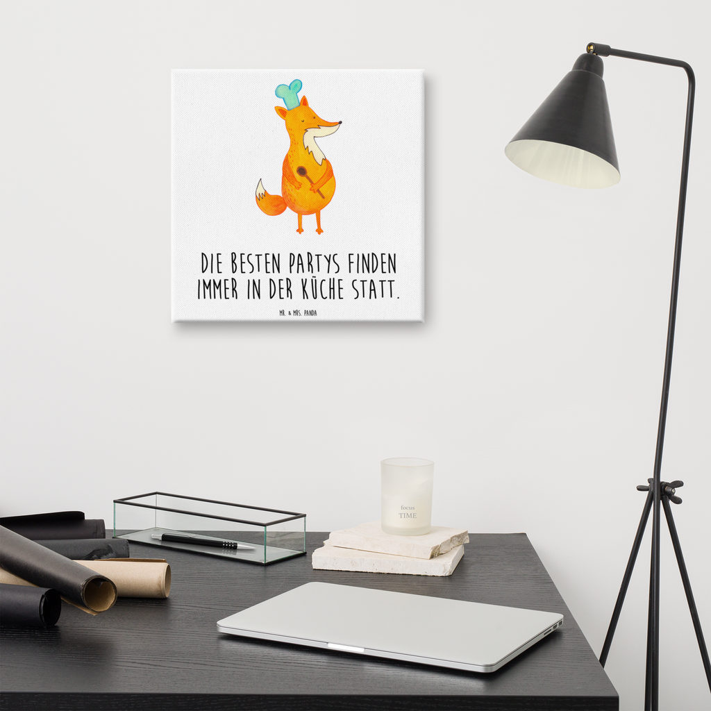 Leinwand Bild Fuchs Koch Leinwand, Bild, Kunstdruck, Wanddeko, Dekoration, Fuchs, Füchse, Koch Geschenk, Küche Spruch, Küche Deko, Köche, Bäcker, Party Spruch, Spruch lustig, witzig