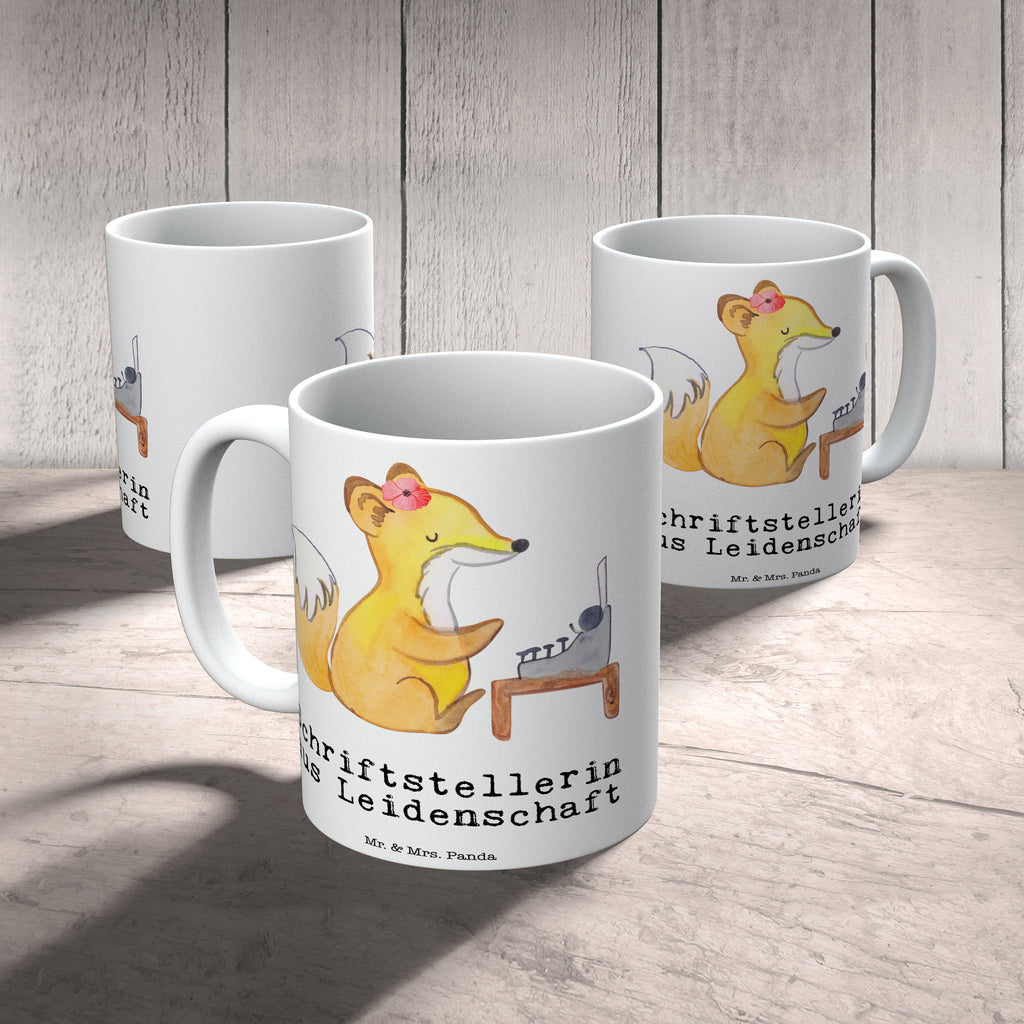 Tasse Schriftstellerin Leidenschaft Tasse, Kaffeetasse, Teetasse, Becher, Kaffeebecher, Teebecher, Keramiktasse, Porzellantasse, Büro Tasse, Geschenk Tasse, Tasse Sprüche, Tasse Motive, Kaffeetassen, Tasse bedrucken, Designer Tasse, Cappuccino Tassen, Schöne Teetassen, Beruf, Ausbildung, Jubiläum, Abschied, Rente, Kollege, Kollegin, Geschenk, Schenken, Arbeitskollege, Mitarbeiter, Firma, Danke, Dankeschön, Autorin, Buchveröffentlichung, Schriftstellerin, Verlag, Geschichtenschreiber, Hobbyautor