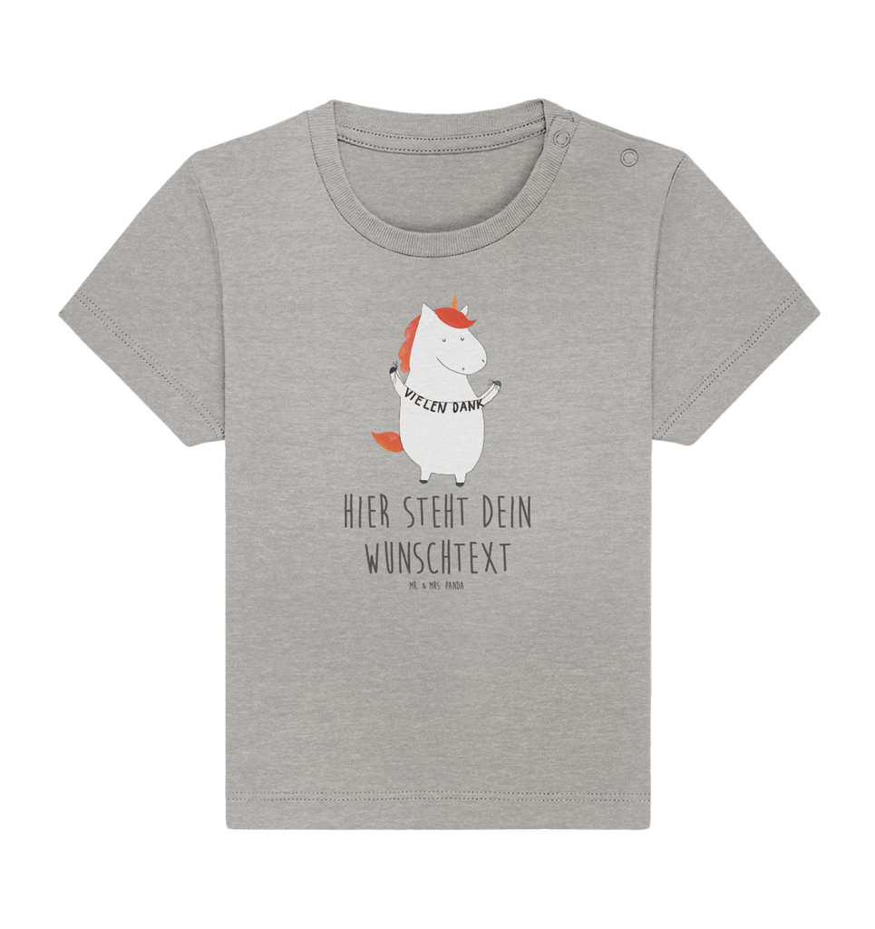 Personalisiertes Baby Shirt Einhorn Dankeschön Personalisiertes Baby T-Shirt, Personalisiertes Jungen Baby T-Shirt, Personalisiertes Mädchen Baby T-Shirt, Personalisiertes Shirt, Einhorn, Einhörner, Einhorn Deko, Pegasus, Unicorn, Danke, vielen Dank, Dankeschön, Danksagung