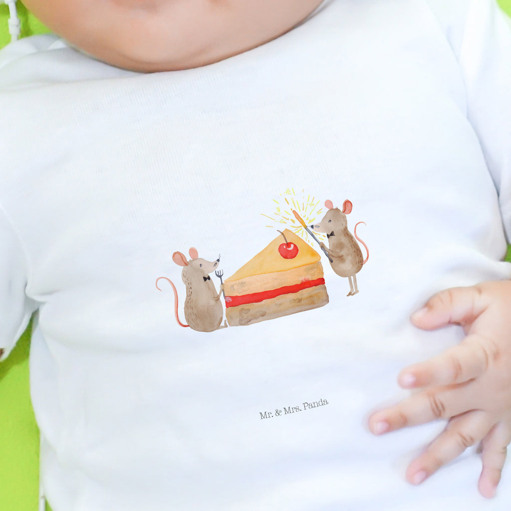 Organic Baby Shirt Mäuse Kuchen Baby T-Shirt, Jungen Baby T-Shirt, Mädchen Baby T-Shirt, Shirt, Geburtstag, Geburtstagsgeschenk, Geschenk, Kuchen, Maus, Mäuse, Party, Leben, Glück