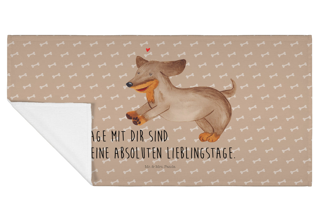 Handtuch Hund Dackel Handtuch, Badehandtuch, Badezimmer, Handtücher, groß, Kinder, Baby, Hund, Hundemotiv, Haustier, Hunderasse, Tierliebhaber, Hundebesitzer, Sprüche, Hunde, Dackel, Dachshund, happy dog