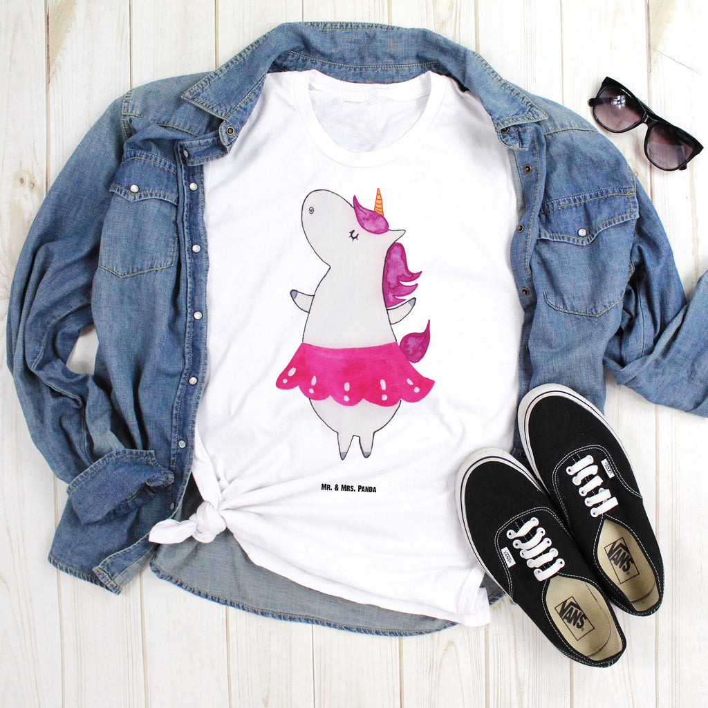 T-Shirt Standard Einhorn Ballerina T-Shirt, Shirt, Tshirt, Lustiges T-Shirt, T-Shirt mit Spruch, Party, Junggesellenabschied, Jubiläum, Geburstag, Herrn, Damen, Männer, Frauen, Schlafshirt, Nachthemd, Sprüche, Einhorn, Einhörner, Einhorn Deko, Pegasus, Unicorn, Tanzen, Ballerina, Wohnung, Spaß, Feiern, Geburtstag, Tänzerin, Lebenslust, Lebensfreude