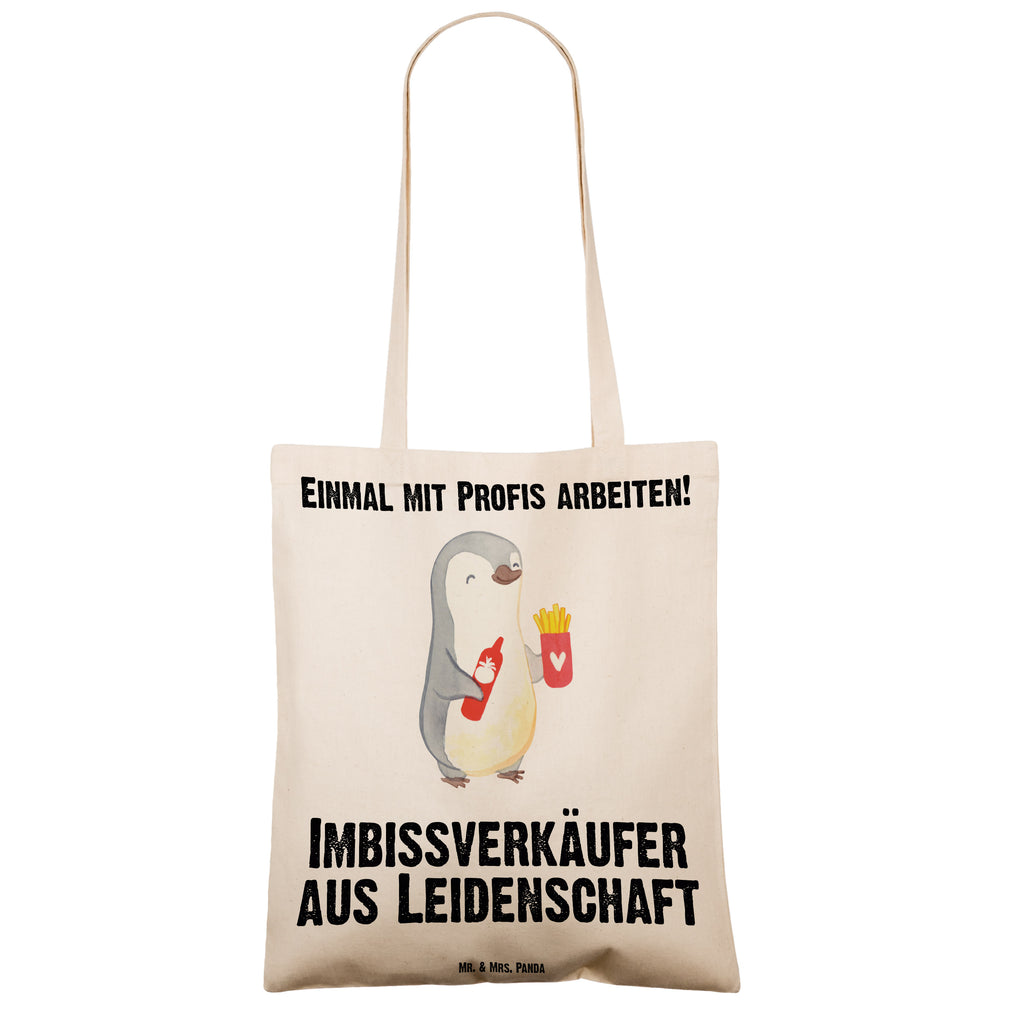 Tragetasche Imbissverkäufer aus Leidenschaft Beuteltasche, Beutel, Einkaufstasche, Jutebeutel, Stoffbeutel, Tasche, Shopper, Umhängetasche, Strandtasche, Schultertasche, Stofftasche, Tragetasche, Badetasche, Jutetasche, Einkaufstüte, Laptoptasche, Beruf, Ausbildung, Jubiläum, Abschied, Rente, Kollege, Kollegin, Geschenk, Schenken, Arbeitskollege, Mitarbeiter, Firma, Danke, Dankeschön, Imbissbesitzer, Imbissverkäufer, Pommesverkäufer, Pommesliebe