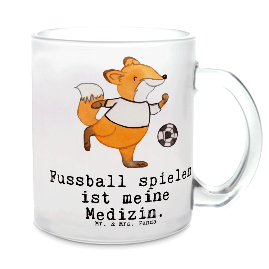 Teetasse Fuchs Fußball spielen Teetasse, Teeglas, Teebecher, Tasse mit Henkel, Tasse, Glas Teetasse, Teetasse aus Glas, Geschenk, Sport, Sportart, Hobby, Schenken, Danke, Dankeschön, Auszeichnung, Gewinn, Sportler, Fußball, Soccer, Fußballer, Bolzen, Bolzplatz, Fußballerin