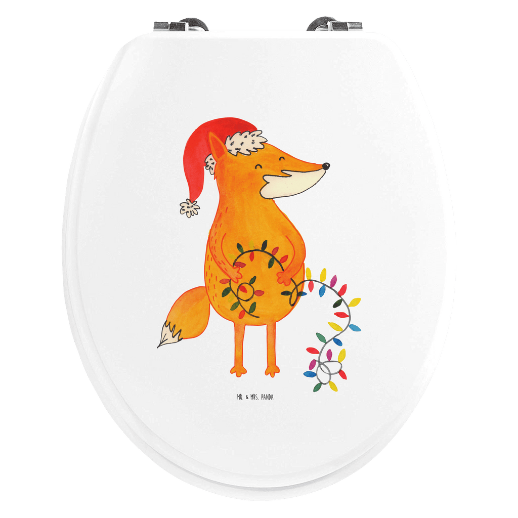 Motiv WC Sitz Fuchs Weihnachten Klobrille, Klodeckel, Toilettendeckel, WC-Sitz, Toilette, Winter, Weihnachten, Weihnachtsdeko, Nikolaus, Advent, Heiligabend, Wintermotiv, Fuchs, Füchse, Spruch schön, Geschenk Weihnachten, Weihnachtsmann, Weihnachtszeit