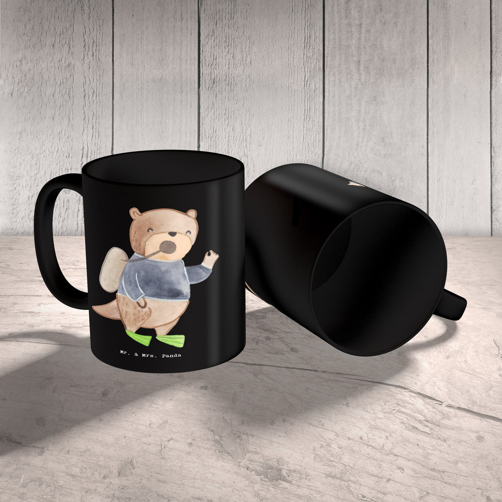 Tasse Tauchlehrer mit Herz Tasse, Kaffeetasse, Teetasse, Becher, Kaffeebecher, Teebecher, Keramiktasse, Porzellantasse, Büro Tasse, Geschenk Tasse, Tasse Sprüche, Tasse Motive, Kaffeetassen, Tasse bedrucken, Designer Tasse, Cappuccino Tassen, Schöne Teetassen, Beruf, Ausbildung, Jubiläum, Abschied, Rente, Kollege, Kollegin, Geschenk, Schenken, Arbeitskollege, Mitarbeiter, Firma, Danke, Dankeschön