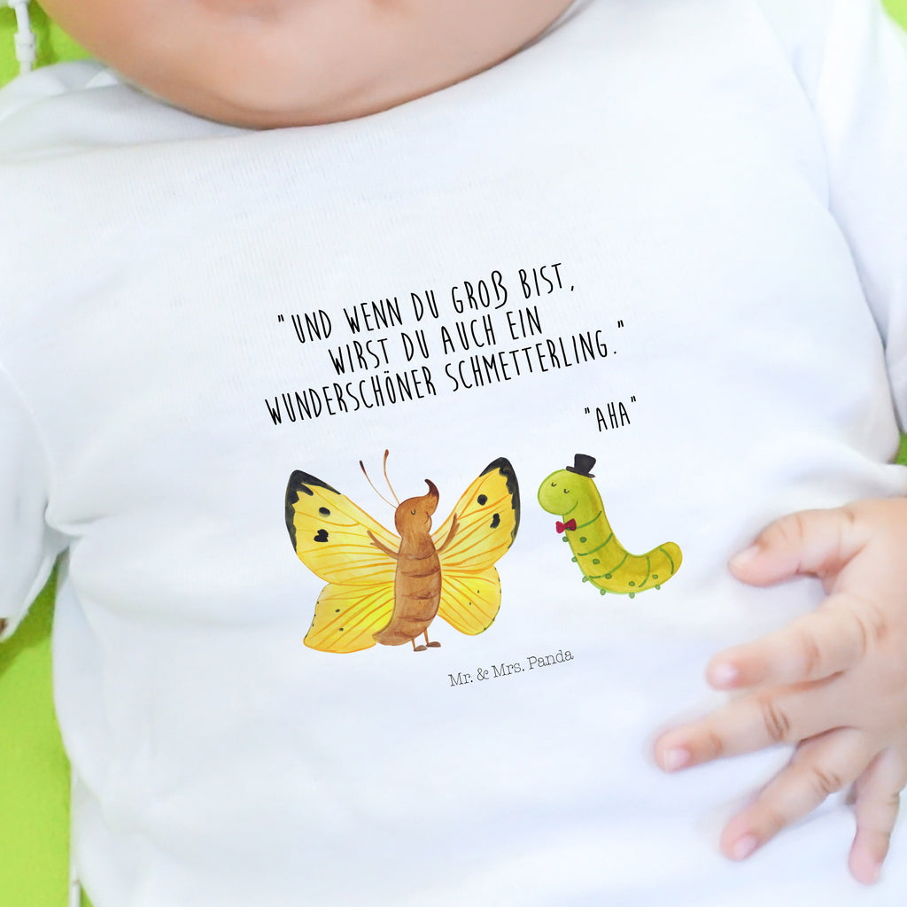 Organic Baby Shirt Raupe Schmetterling Baby T-Shirt, Jungen Baby T-Shirt, Mädchen Baby T-Shirt, Shirt, Tiermotive, Gute Laune, lustige Sprüche, Tiere, Raupe, Schmetterling, Zitronenfalter, Entwicklung, Erwachsen werden, Kokon, Hut, Hütchen, Schönheit, Aufwachsen