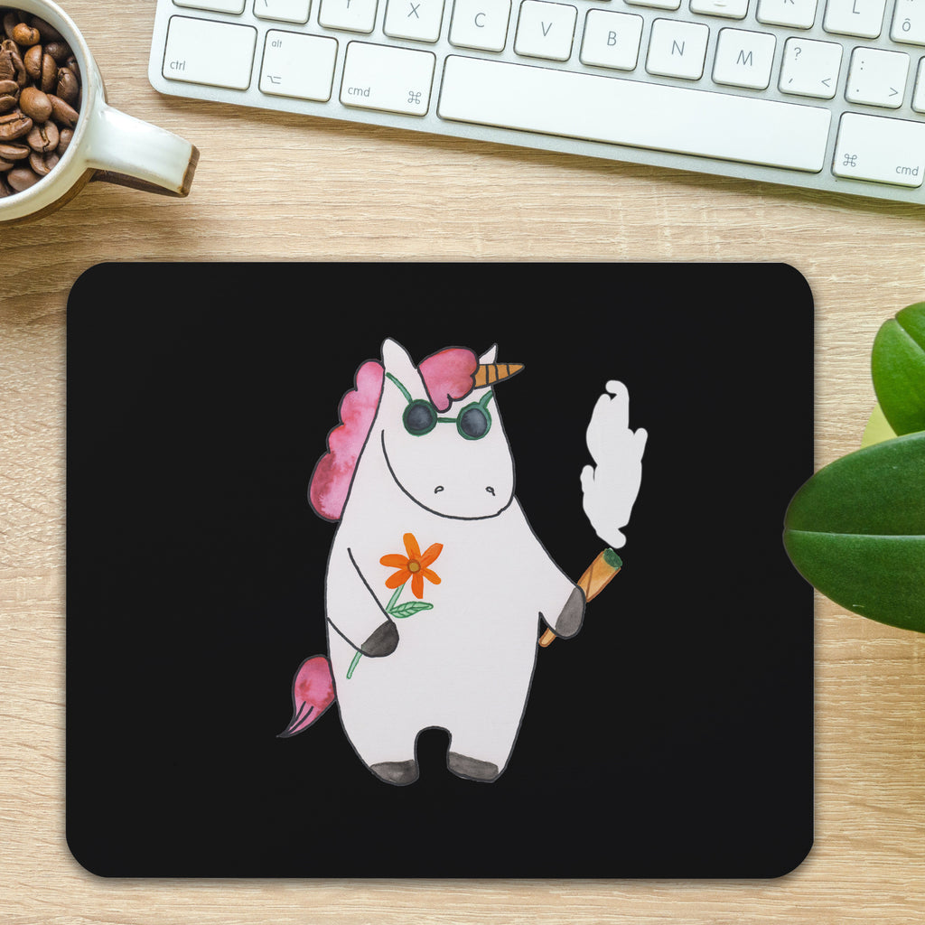 Mauspad Einhorn Woodstock Mousepad, Computer zubehör, Büroausstattung, PC Zubehör, Arbeitszimmer, Mauspad, Einzigartiges Mauspad, Designer Mauspad, Mausunterlage, Mauspad Büro, Einhorn, Einhörner, Einhorn Deko, Pegasus, Unicorn, Kiffen, Joint, Zigarette, Alkohol, Party, Spaß. lustig, witzig, Woodstock