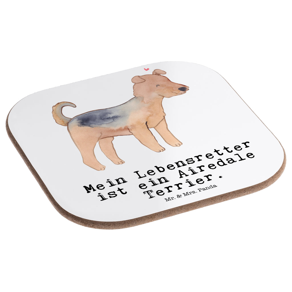 Quadratische Untersetzer Airedale Terrier Lebensretter Untersetzer, Bierdeckel, Glasuntersetzer, Untersetzer Gläser, Getränkeuntersetzer, Untersetzer aus Holz, Untersetzer für Gläser, Korkuntersetzer, Untersetzer Holz, Holzuntersetzer, Tassen Untersetzer, Untersetzer Design, Hund, Hunderasse, Rassehund, Hundebesitzer, Geschenk, Tierfreund, Schenken, Welpe