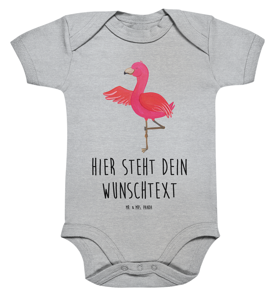 Personalisierter Baby Body Flamingo Yoga Personalisierter Baby Body, Personalisierte Babykleidung, Personalisierter Babystrampler, Personalisierter Strampler, Personalisierter Wickelbody, Personalisierte Baby Erstausstattung, Junge, Mädchen, Flamingo, Vogel, Yoga, Namaste, Achtsamkeit, Yoga-Übung, Entspannung, Ärger, Aufregen, Tiefenentspannung