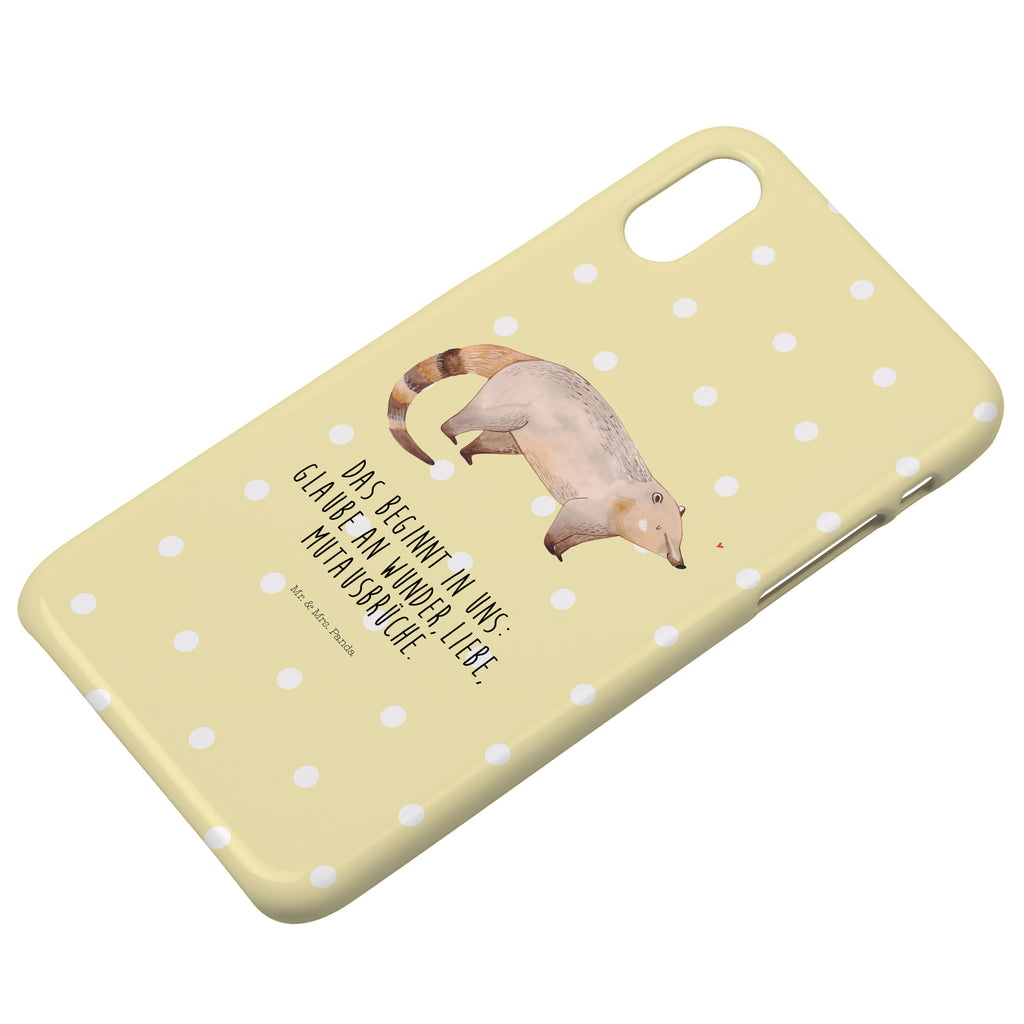 Handyhülle Nasenbär Handyhülle, Handycover, Cover, Handy, Hülle, Iphone 10, Iphone X, Tiermotive, Gute Laune, lustige Sprüche, Tiere, Nasenbär, Nasenbären, Rüsselbär, Bär