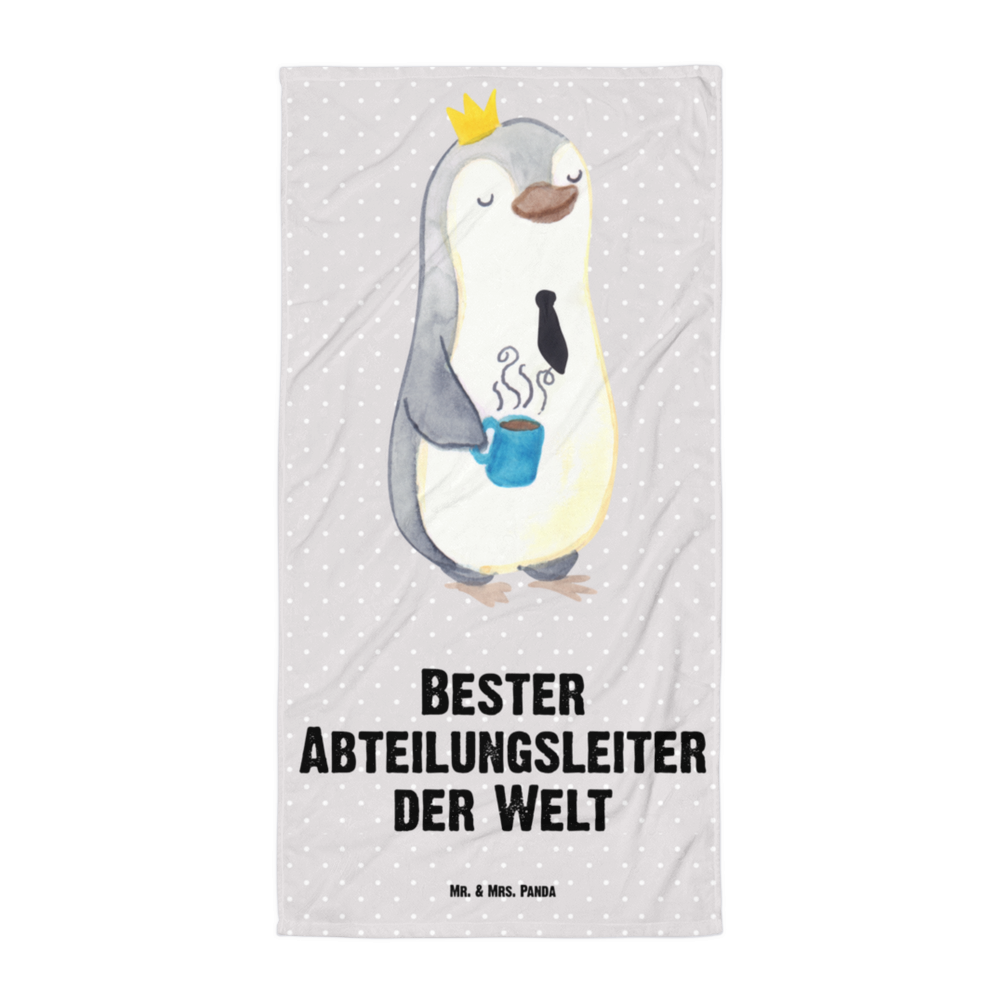 XL Badehandtuch Pinguin Bester Abteilungsleiter der Welt Handtuch, Badetuch, Duschtuch, Strandtuch, Saunatuch, für, Dankeschön, Geschenk, Schenken, Geburtstag, Geburtstagsgeschenk, Geschenkidee, Danke, Bedanken, Mitbringsel, Freude machen, Geschenktipp, Abteilungsleiter, Leiter, Geschäftsführer, Vorgesetzter, Kollege, Arbeit, Büro, Abschiedsgeschenk, Ruhestand, Abschied, Chef