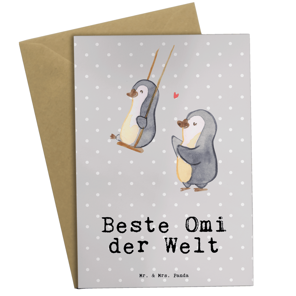 Grußkarte Pinguin Beste Omi der Welt Grußkarte, Klappkarte, Einladungskarte, Glückwunschkarte, Hochzeitskarte, Geburtstagskarte, Karte, Ansichtskarten, für, Dankeschön, Geschenk, Schenken, Geburtstag, Geburtstagsgeschenk, Geschenkidee, Danke, Bedanken, Mitbringsel, Freude machen, Geschenktipp, Großmutter, Oma, Omi, Großpapa, Großmama, Enkel, Enkelin, Enkelkind, Kleinigkeit, Ommi, Omma, Bester