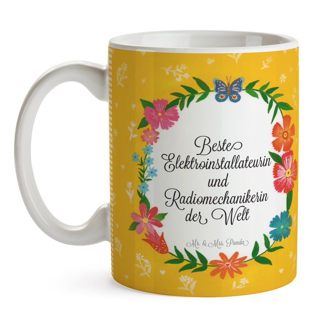 Tasse Design Frame Happy Girls Elektroinstallateurin und Radiomechanikerin Tasse, Kaffeetasse, Teetasse, Becher, Kaffeebecher, Teebecher, Keramiktasse, Porzellantasse, Büro Tasse, Geschenk Tasse, Tasse Sprüche, Tasse Motive, Kaffeetassen, Tasse bedrucken, Designer Tasse, Cappuccino Tassen, Schöne Teetassen, Geschenk