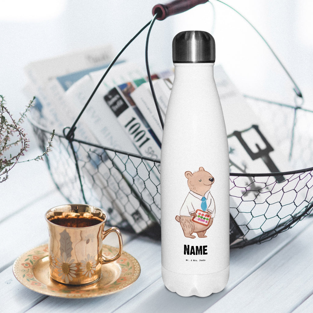 Personalisierte Thermosflasche Bankangestellter mit Herz Personalisierte Isolierflasche, Personalisierte Thermoflasche, Personalisierte Trinkflasche, Trinkflasche Mit Namen, Wunschname, Bedrucken, Namensflasche, Beruf, Ausbildung, Jubiläum, Abschied, Rente, Kollege, Kollegin, Geschenk, Schenken, Arbeitskollege, Mitarbeiter, Firma, Danke, Dankeschön, Bankangestellter, Bankfachmann, Bänker, Bankberater