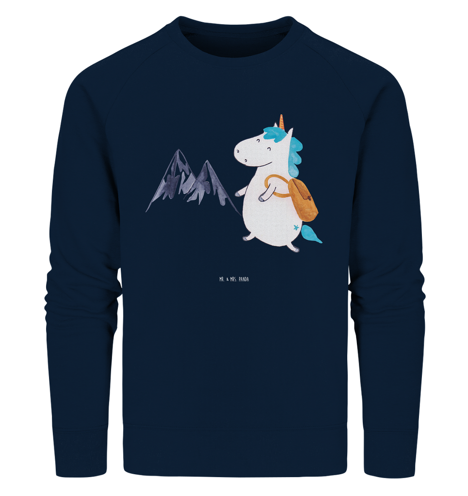 Organic Pullover Einhorn Bergsteiger Pullover, Pullover Männer, Pullover Frauen, Sweatshirt, Sweatshirt Männer, Sweatshirt Frauen, Unisex, Einhorn, Einhörner, Einhorn Deko, Pegasus, Unicorn, Bergsteiger, Abenteuer, Berge, Abenteurer, Weltenbummler, Weltreise, Reisen, Urlaub, Entdecker