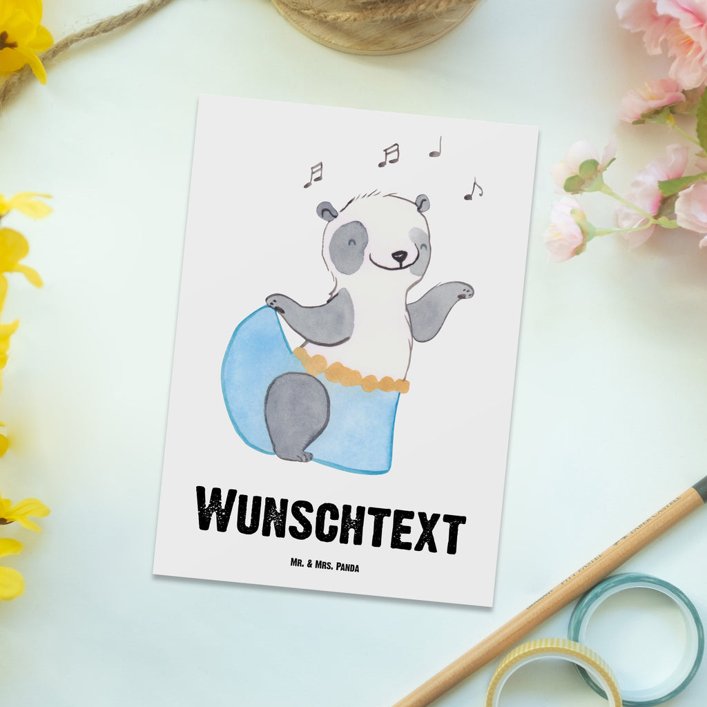 Personalisierte Postkarte Panda Bauchtanz Tage Postkarte mit Namen, Postkarte bedrucken, Postkarte mit Wunschtext, Postkarte personalisierbar, Geschenkkarte mit Namen, Grußkarte mit Namen, Karte mit Namen, Einladung mit Namen, Ansichtskarte mit Namen, Geschenkkarte mit Wunschtext, Grußkarte mit Wunschtext, Karte mit Wunschtext, Einladung mit Wunschtext, Ansichtskarte mit Wunschtext, Geschenk, Sport, Sportart, Hobby, Schenken, Danke, Dankeschön, Auszeichnung, Gewinn, Sportler, Bauchtanz, orientalischer Tanz, Tanzen