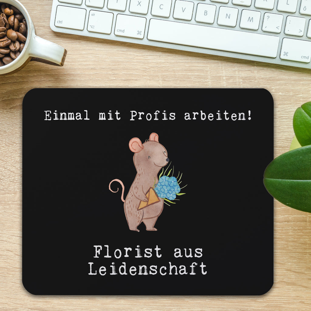 Mauspad Florist aus Leidenschaft Mousepad, Computer zubehör, Büroausstattung, PC Zubehör, Arbeitszimmer, Mauspad, Einzigartiges Mauspad, Designer Mauspad, Mausunterlage, Mauspad Büro, Beruf, Ausbildung, Jubiläum, Abschied, Rente, Kollege, Kollegin, Geschenk, Schenken, Arbeitskollege, Mitarbeiter, Firma, Danke, Dankeschön, Blumenhändler, Florist, Blumenlanden, Blumenprofi