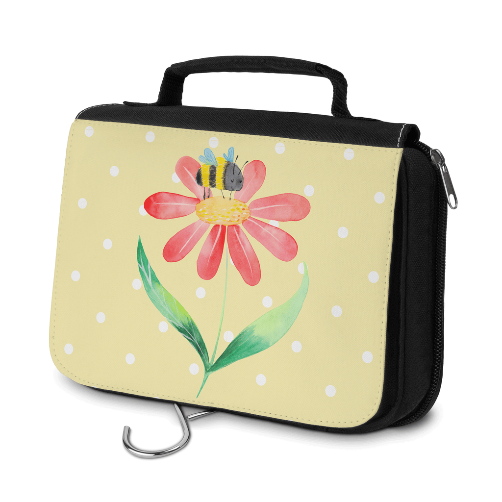 Kulturbeutel Hummel Blume Kulturbeutel, Zum Aufhängen, Waschtasche, Kosmetiktasche, Damen, Herren, Aufbewahrungstasche, Schminktasche, Kosmetikbeutel, Organizer, Kulturtasche, Schminkutensil, Tiermotive, Gute Laune, lustige Sprüche, Tiere, Hummel, Blume, Wespe, Flauschig, Natur, Feld, Hummeln, Biene