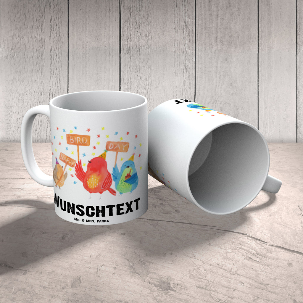 Personalisierte Tasse 30. Geburtstag Happy Bird Day Personalisierte Tasse, Namenstasse, Wunschname, Personalisiert, Tasse, Namen, Drucken, Tasse mit Namen, Geburtstag, Geburtstagsgeschenk, Geschenk, zum, Feiern, für, Party