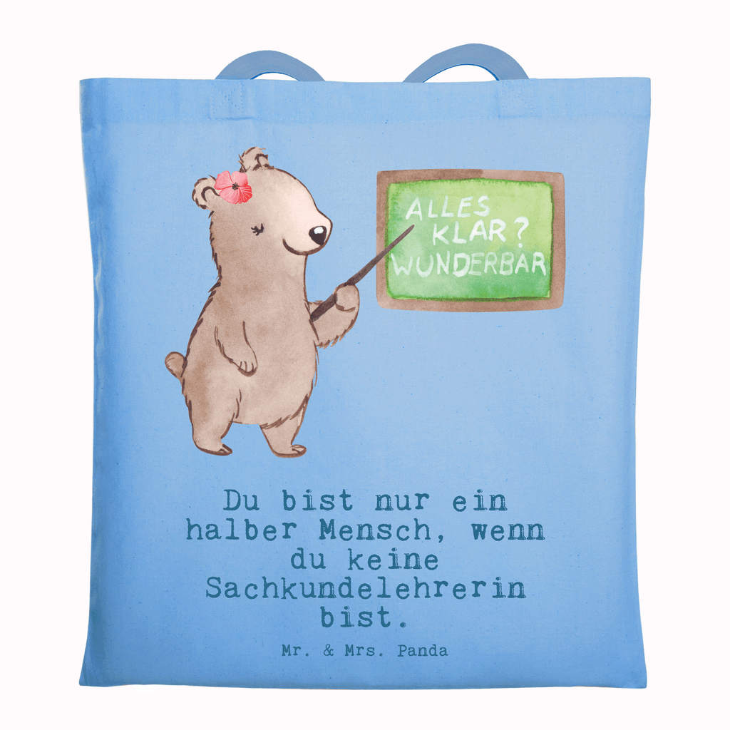 Tragetasche Sachkundelehrerin mit Herz Beuteltasche, Beutel, Einkaufstasche, Jutebeutel, Stoffbeutel, Tasche, Shopper, Umhängetasche, Strandtasche, Schultertasche, Stofftasche, Tragetasche, Badetasche, Jutetasche, Einkaufstüte, Laptoptasche, Beruf, Ausbildung, Jubiläum, Abschied, Rente, Kollege, Kollegin, Geschenk, Schenken, Arbeitskollege, Mitarbeiter, Firma, Danke, Dankeschön, Sachkundelehrerin, Sachkundeunterricht, Schule, Grundschule