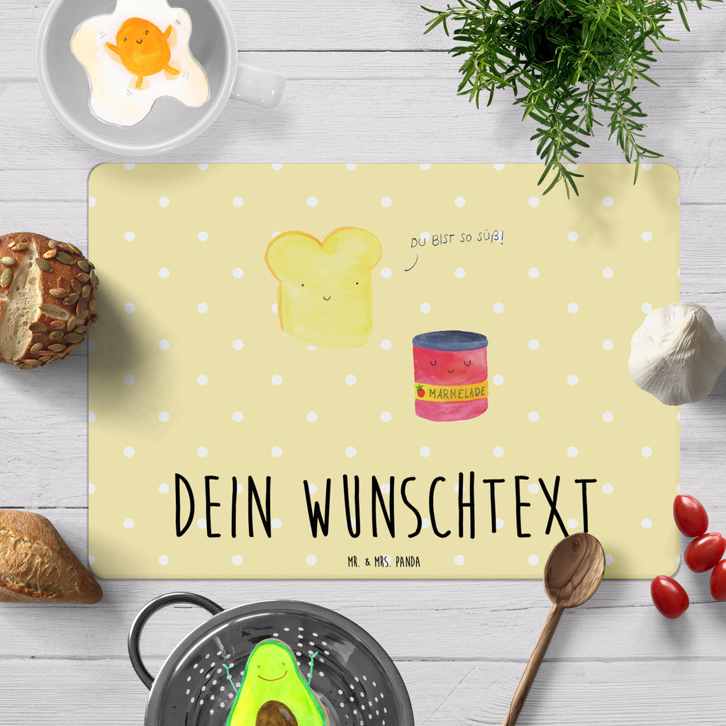 Personalisiertes Tischset Toast & Marmelade Personalisiertes Tischet, Personalisierter Tischuntersetzer, Personalisiertes Platzset, tischset personalisiert, personalisiertes tischset, personalisierte platzsets, platzset personalisiert, personalisierte platzdeckchen, platzdeckchen personalisiert, tischset mit namen, platzdeckchen mit namen, platzset mit namen abwaschbar, platzset mit namen, tischset abwaschbar mit namen, Tiermotive, Gute Laune, lustige Sprüche, Tiere, Toast, Marmelade, Dreamteam, süße Postkarte, süß, Küche Deko, Küche Spruch, Frühstück Einladung, Brot, Toastbrot