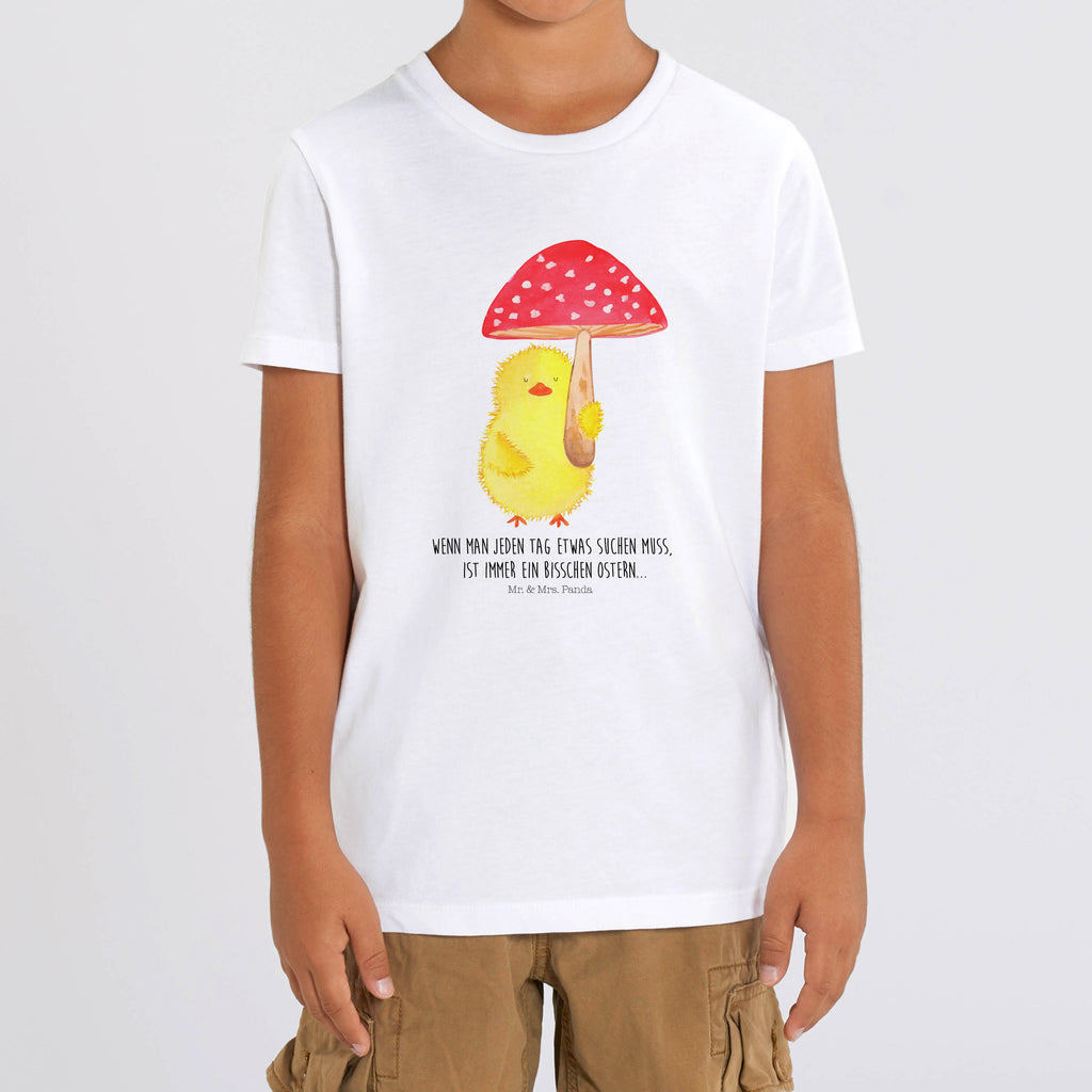 Organic Kinder T-Shirt Küken Fliegenpilz Kinder T-Shirt, Kinder T-Shirt Mädchen, Kinder T-Shirt Jungen, Ostern, Osterhase, Ostergeschenke, Osternest, Osterdeko, Geschenke zu Ostern, Ostern Geschenk, Ostergeschenke Kinder, Ostern Kinder, Küken, Fliegenpilz, Glückspilz, Frohe Ostern, Ostergrüße