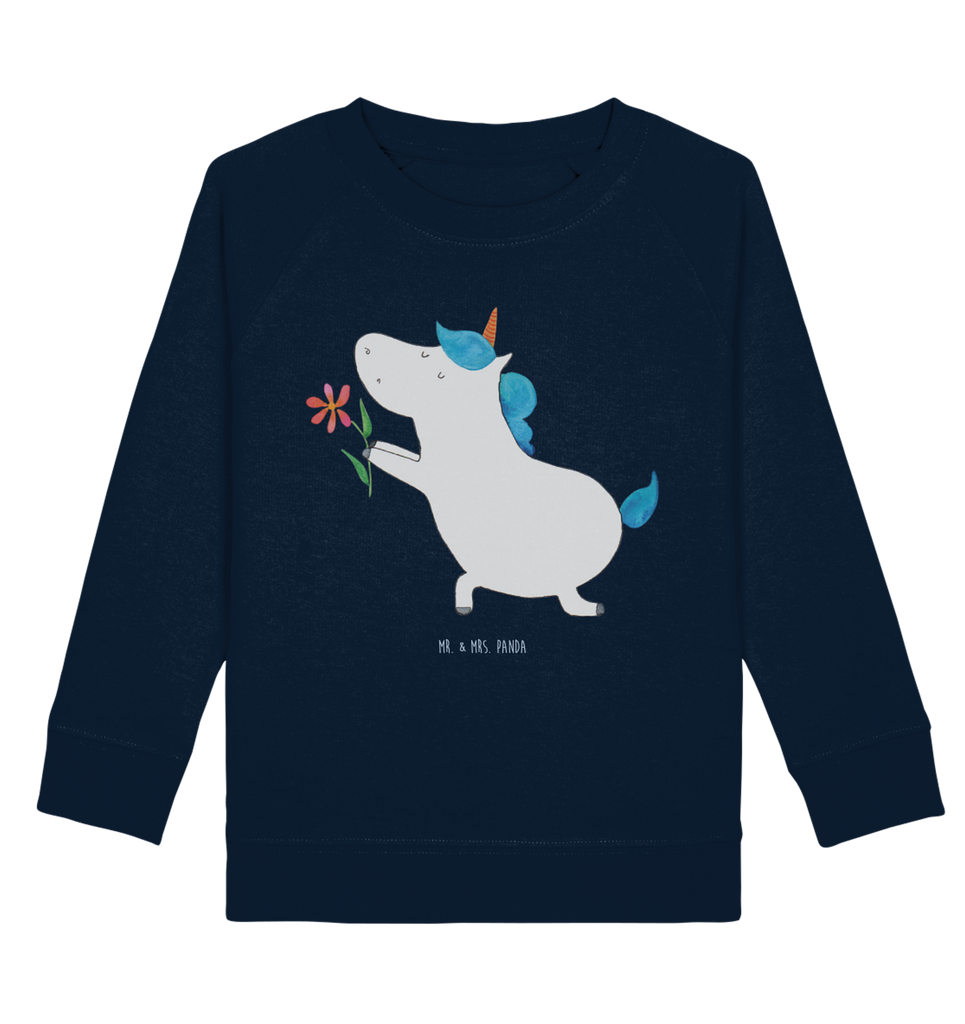 Organic Kinder Pullover Einhorn Blume Kinder Pullover, Kinder Sweatshirt, Jungen, Mädchen, Einhorn, Einhörner, Einhorn Deko, Pegasus, Unicorn, Liebe, Liebesbeweis, Antrag, Heiratsantrag, Verlobung, Ehepaar, Pärchen, Partner, Freund, Freundin, Ehe, heiraten