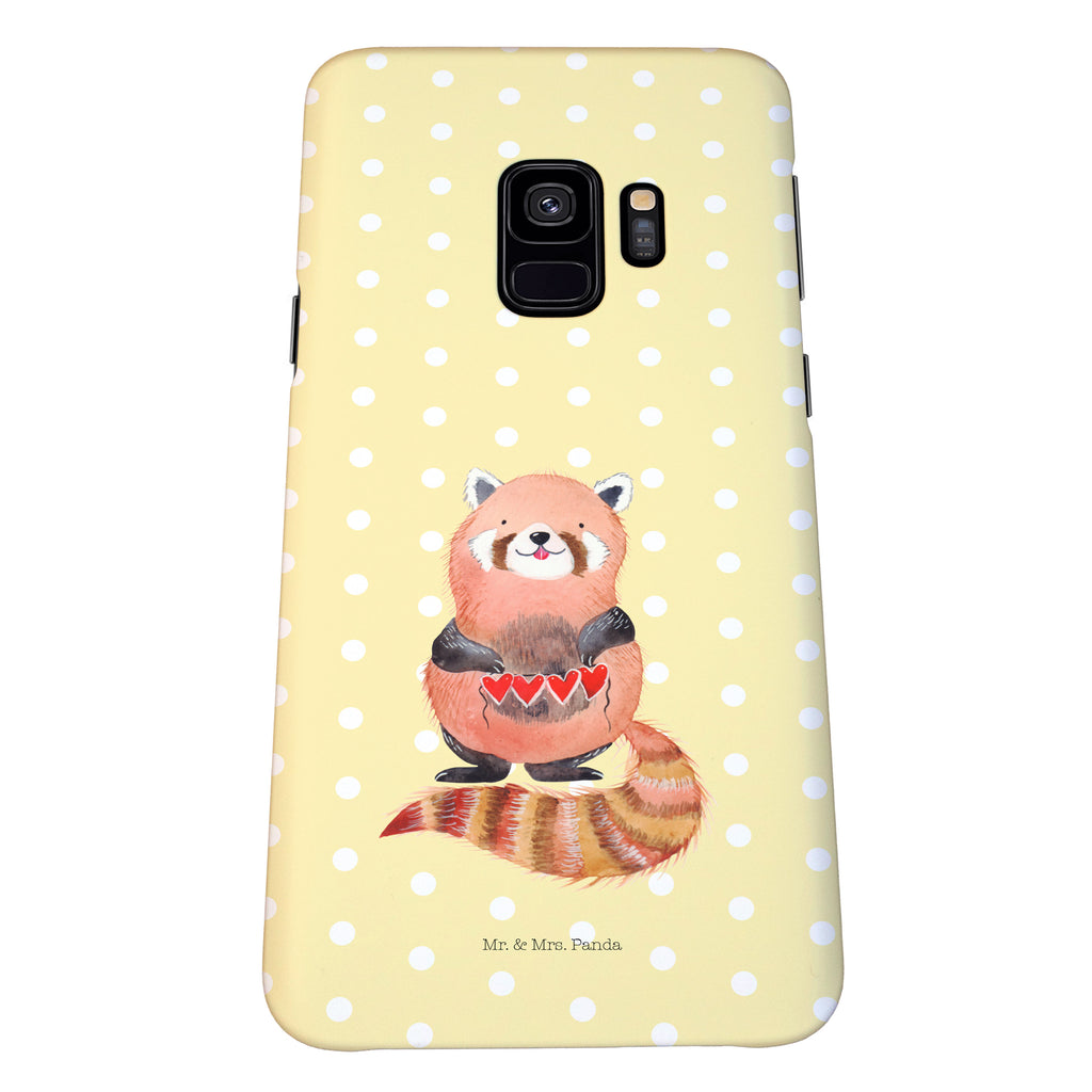 Handyhülle Roter Panda Handyhülle, Handycover, Cover, Handy, Hülle, Iphone 10, Iphone X, Tiermotive, Gute Laune, lustige Sprüche, Tiere, Panda, Liebe, Rot, Herz, Liebling, Lieblingsmensch