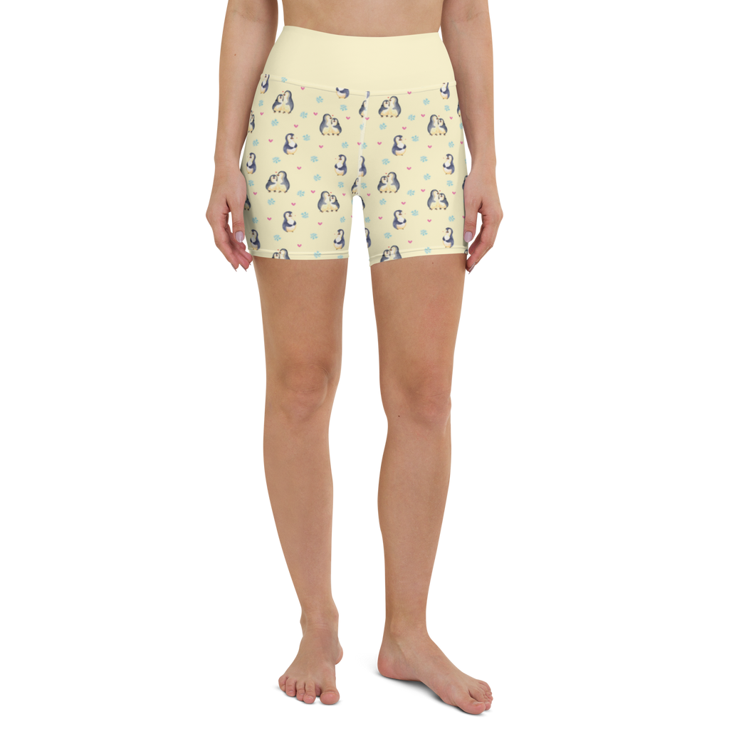 Yoga Shorts Pinguin umarmen Muster Yoga Shorts, Yogashorts, Sporthose, Sportshorts, Fitnesshose, Sportshorts Damen, Yoga Shorts Damen, Yogabekleidung, Sportbekleidung, Pinguin, Liebe, Liebespaar, Liebesbeweis, Liebesgeschenk, Verlobung, Jahrestag, Hochzeitstag, Hochzeit, Hochzeitsgeschenk