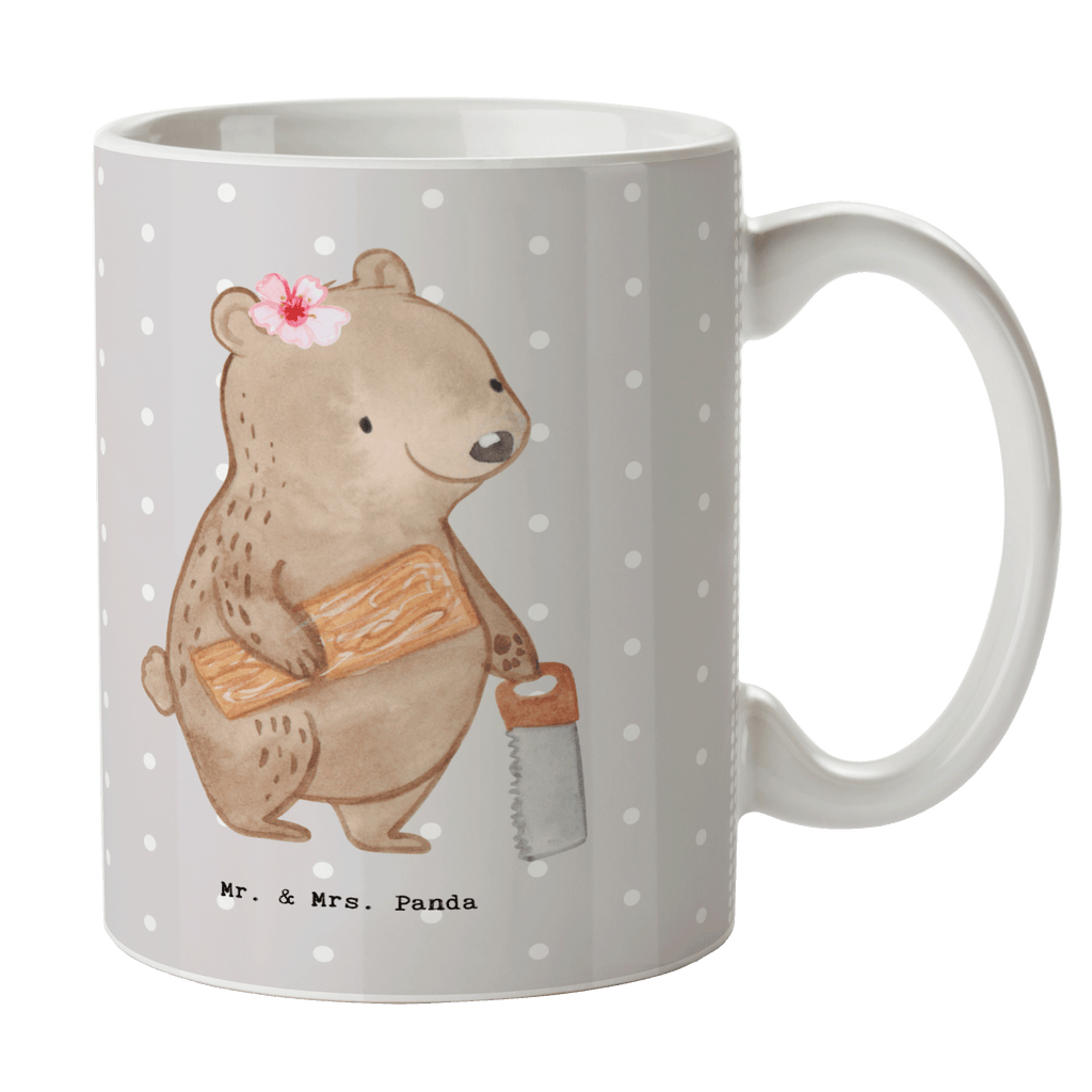 Tasse Schreinerin mit Herz Tasse, Kaffeetasse, Teetasse, Becher, Kaffeebecher, Teebecher, Keramiktasse, Porzellantasse, Büro Tasse, Geschenk Tasse, Tasse Sprüche, Tasse Motive, Kaffeetassen, Tasse bedrucken, Designer Tasse, Cappuccino Tassen, Schöne Teetassen, Beruf, Ausbildung, Jubiläum, Abschied, Rente, Kollege, Kollegin, Geschenk, Schenken, Arbeitskollege, Mitarbeiter, Firma, Danke, Dankeschön