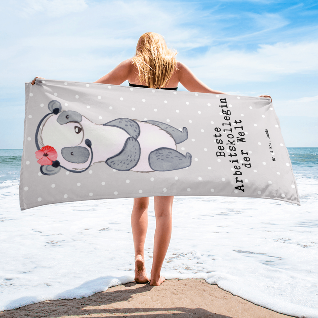 XL Badehandtuch Panda Beste Arbeitskollegin der Welt Handtuch, Badetuch, Duschtuch, Strandtuch, Saunatuch, für, Dankeschön, Geschenk, Schenken, Geburtstag, Geburtstagsgeschenk, Geschenkidee, Danke, Bedanken, Mitbringsel, Freude machen, Geschenktipp, Arbeitskollegin, Kollegin, Freundin, Büro, Abschiedsgeschenk, Ruhestand, Arbeit, Mitarbeiterin, Berufsgenossin, Beruf