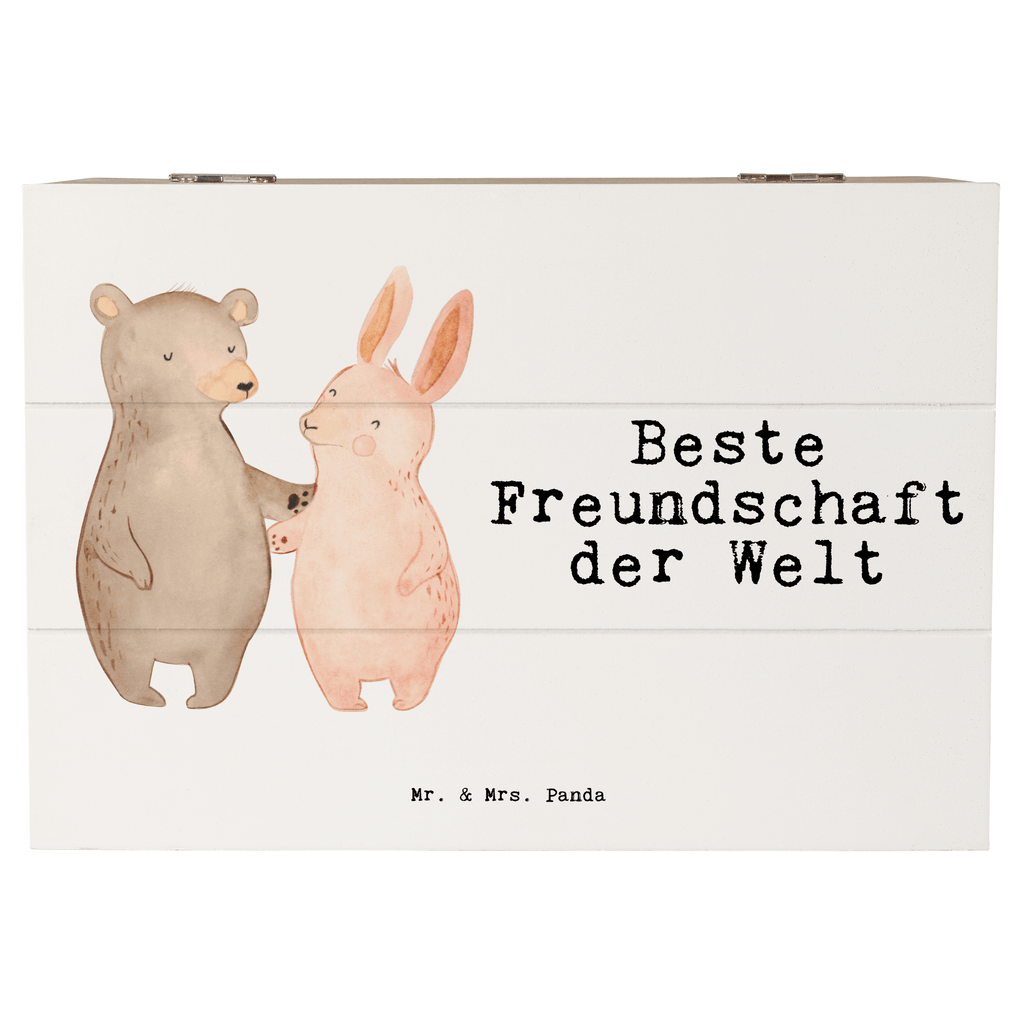 Holzkiste Hase Beste Freundschaft der Welt Holzkiste, Kiste, Schatzkiste, Truhe, Schatulle, XXL, Erinnerungsbox, Erinnerungskiste, Dekokiste, Aufbewahrungsbox, Geschenkbox, Geschenkdose, für, Dankeschön, Geschenk, Schenken, Geburtstag, Geburtstagsgeschenk, Geschenkidee, Danke, Bedanken, Mitbringsel, Freude machen, Geschenktipp, Freundschaft, Freunde, Freunde fürs Leben, best friends, Freundin, Freund, Clique, Kumpel, bae, bff