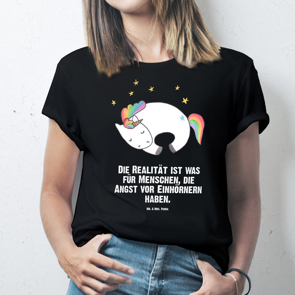 T-Shirt Standard Einhorn Nacht T-Shirt, Shirt, Tshirt, Lustiges T-Shirt, T-Shirt mit Spruch, Party, Junggesellenabschied, Jubiläum, Geburstag, Herrn, Damen, Männer, Frauen, Schlafshirt, Nachthemd, Sprüche, Einhorn, Einhörner, Einhorn Deko, Pegasus, Unicorn, Träume, Traum, unicorn, Realität, Menschen, Geschenk, Ruhe, Freundin