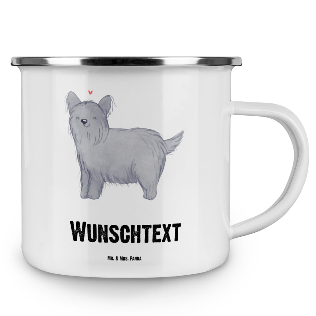 Personalisierte Emaille Tasse Skye Terrier Lebensretter Emaille Tasse personalisiert, Emaille Tasse mit Namen, Campingtasse personalisiert, Namenstasse, Campingtasse bedrucken, Campinggeschirr personalsisert, tasse mit namen, personalisierte tassen, personalisierte tasse, tasse selbst gestalten, tasse bedrucken, tassen bedrucken, Hund, Hunderasse, Rassehund, Hundebesitzer, Geschenk, Tierfreund, Schenken, Welpe, Skye Terrier, Terrier