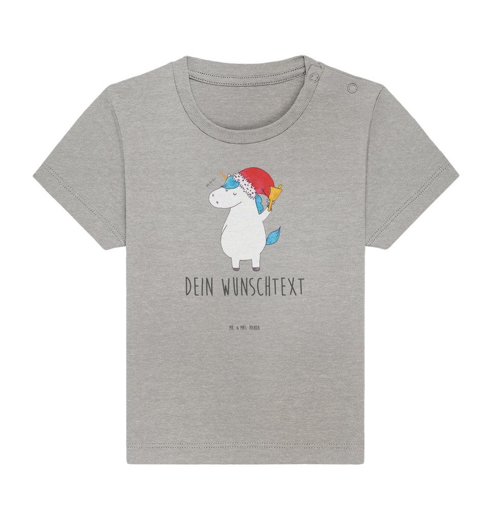 Personalisiertes Baby Shirt Einhorn Weihnachtsmann Personalisiertes Baby T-Shirt, Personalisiertes Jungen Baby T-Shirt, Personalisiertes Mädchen Baby T-Shirt, Personalisiertes Shirt, Einhorn, Einhörner, Einhorn Deko, Pegasus, Unicorn, Gin, Schokolade, Schoki, Weihnachten, Weihnachtsmann, Nikolaus, Wunschzettel, Wunschliste, Feenstaub