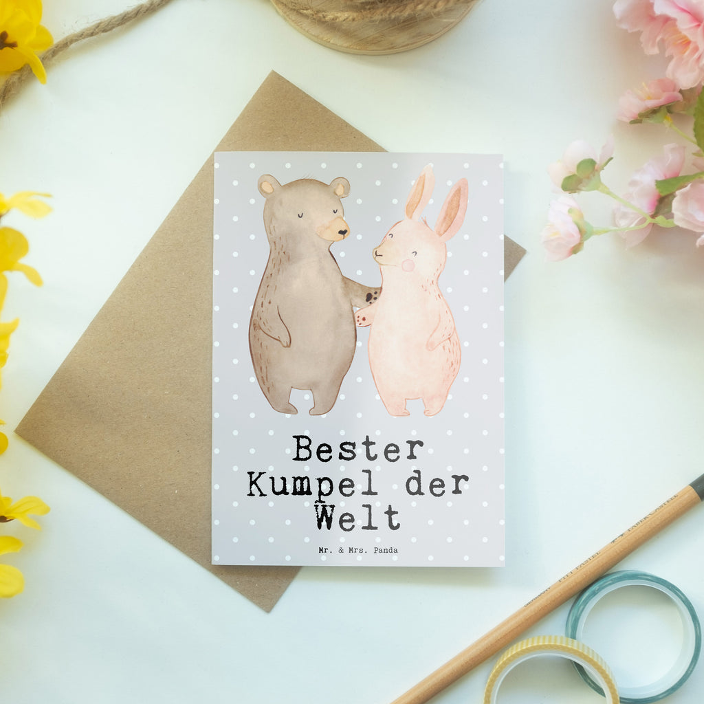 Grußkarte Hase Bester Kumpel der Welt Grußkarte, Klappkarte, Einladungskarte, Glückwunschkarte, Hochzeitskarte, Geburtstagskarte, Karte, Ansichtskarten, für, Dankeschön, Geschenk, Schenken, Geburtstag, Geburtstagsgeschenk, Geschenkidee, Danke, Bedanken, Mitbringsel, Freude machen, Geschenktipp, Kumpel, Kumpane, bester Freund, Bro, Buddy, Kollege, best friends, Freundschaft, Liebster, Bester