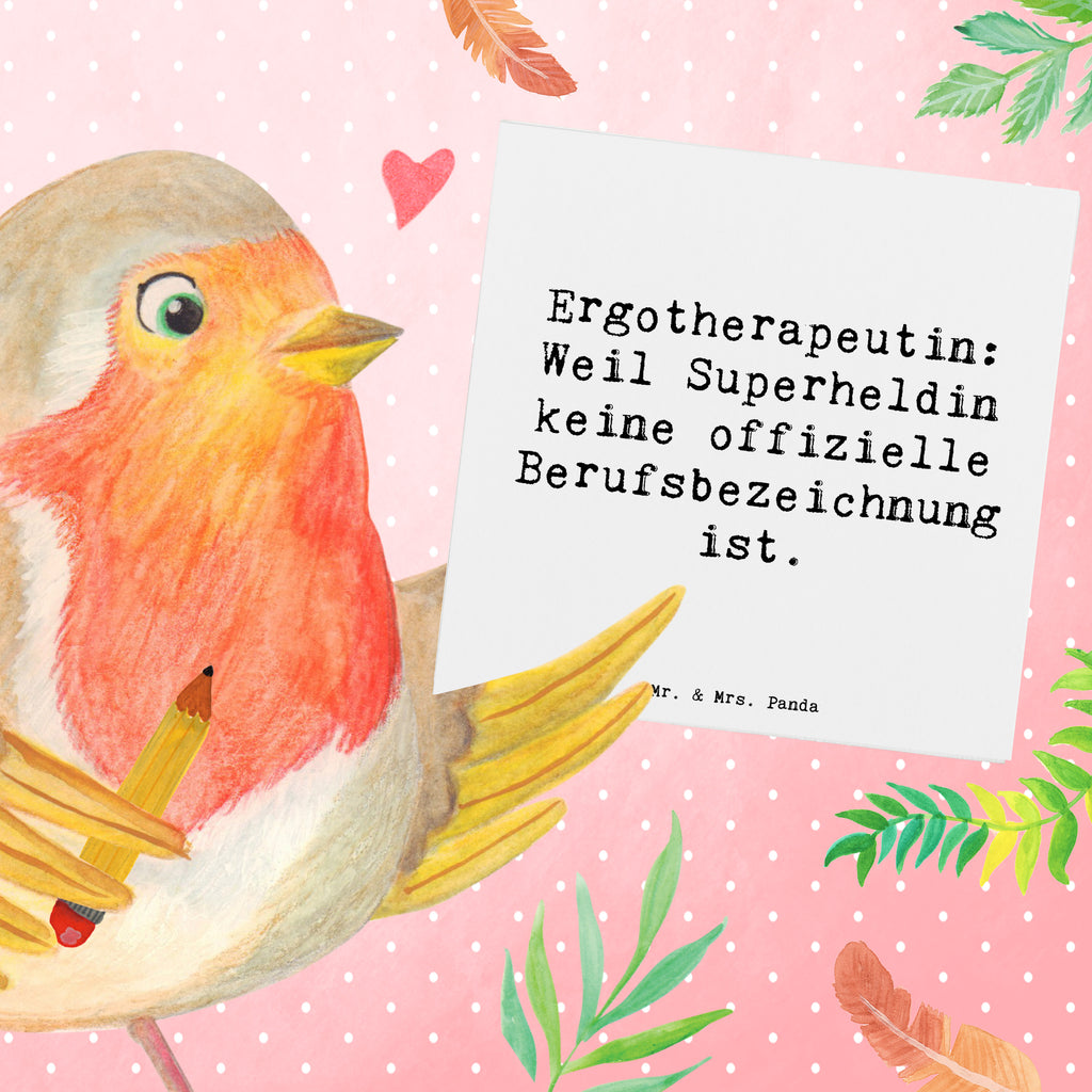 Deluxe Karte Spruch Ergotherapeutin Superheldin Karte, Grußkarte, Klappkarte, Einladungskarte, Glückwunschkarte, Hochzeitskarte, Geburtstagskarte, Hochwertige Grußkarte, Hochwertige Klappkarte, Beruf, Ausbildung, Jubiläum, Abschied, Rente, Kollege, Kollegin, Geschenk, Schenken, Arbeitskollege, Mitarbeiter, Firma, Danke, Dankeschön