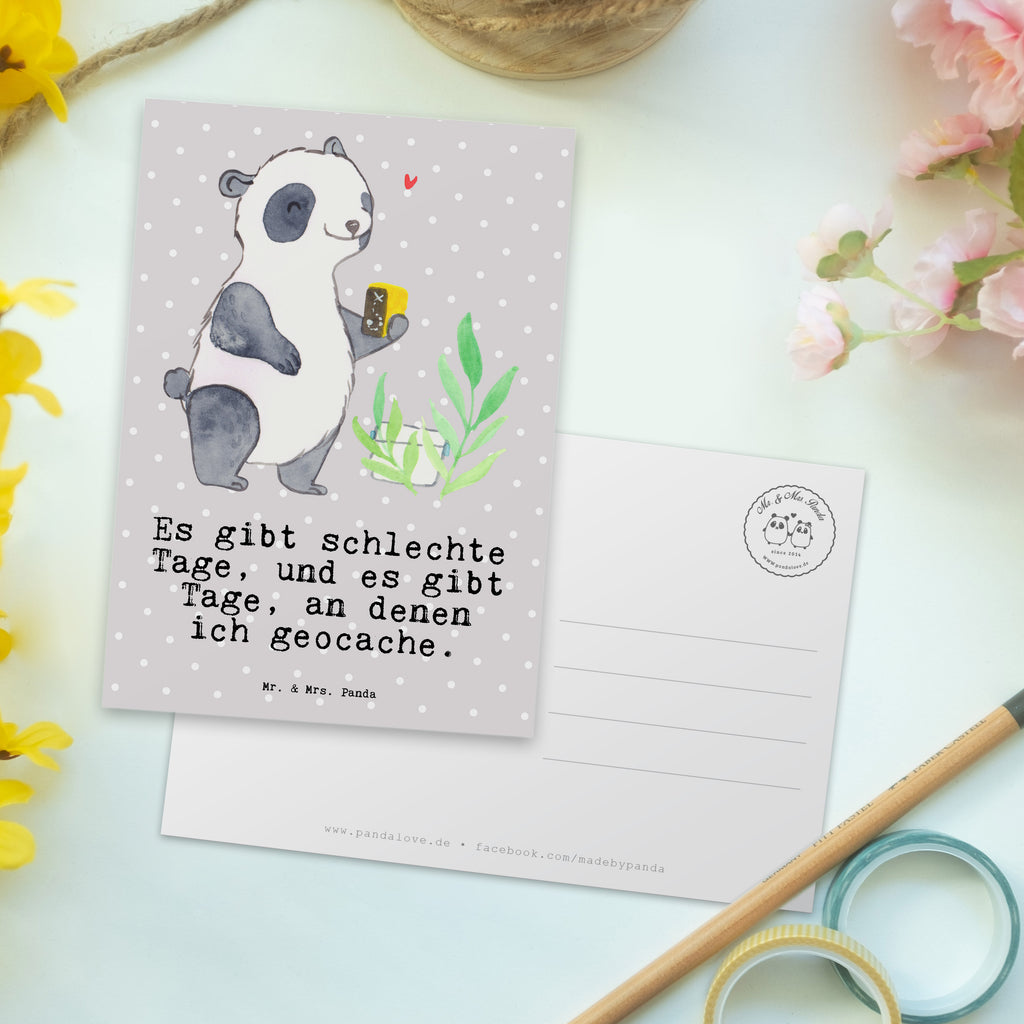 Postkarte Panda Geocaching Tage Postkarte, Karte, Geschenkkarte, Grußkarte, Einladung, Ansichtskarte, Geburtstagskarte, Einladungskarte, Dankeskarte, Ansichtskarten, Einladung Geburtstag, Einladungskarten Geburtstag, Geschenk, Sport, Sportart, Hobby, Schenken, Danke, Dankeschön, Auszeichnung, Gewinn, Sportler, Geocaching, Schatzsuchen, GPS Schnitzeljagd, Opencaching