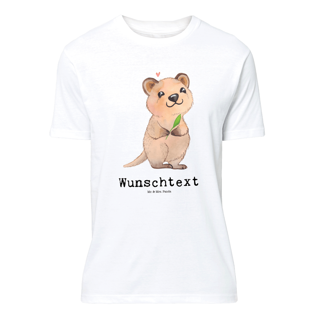 Personalisiertes T-Shirt Quokka Happy T-Shirt Personalisiert, T-Shirt mit Namen, T-Shirt mit Aufruck, Männer, Frauen, Tiermotive, Gute Laune, lustige Sprüche, Tiere, Quokka, Verschieben, Aufschieberitis, Lustiger Spruch, Niedliches Tier, Dinge erledigen