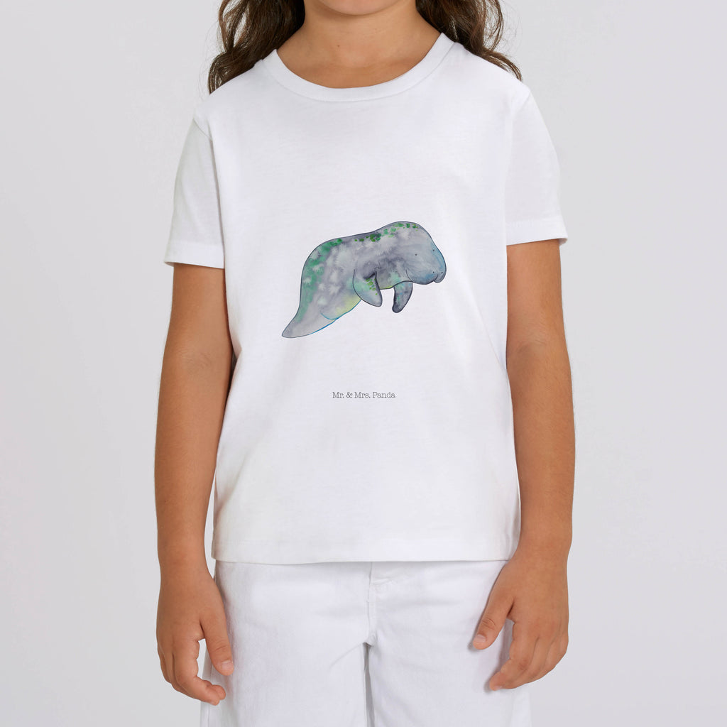 Organic Kinder T-Shirt Seekuh Chillen Kinder T-Shirt, Kinder T-Shirt Mädchen, Kinder T-Shirt Jungen, Meerestiere, Meer, Urlaub, Seekuh, Seekühe, Diät, Abnehmen, Zucker, Diätwahn, Essen, Süßigkeiten