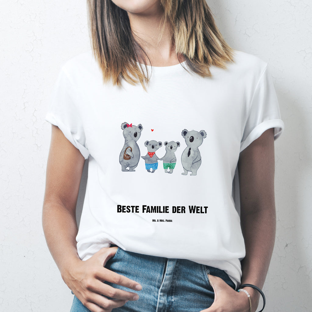 Personalisiertes T-Shirt Koala Familie zwei T-Shirt Personalisiert, T-Shirt mit Namen, T-Shirt mit Aufruck, Männer, Frauen, Wunschtext, Bedrucken, Familie, Vatertag, Muttertag, Bruder, Schwester, Mama, Papa, Oma, Opa, Koala, Koalabär, beste Familie, Familienzeit, Familienleben, Koalafamilie, Lieblingsfamilie