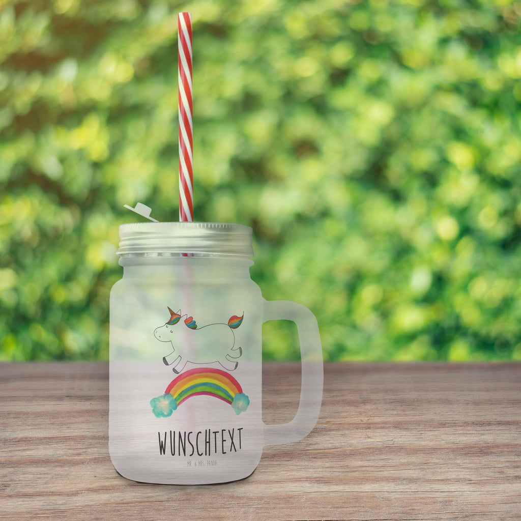 Personalisiertes Trinkglas Mason Jar Einhorn Regenbogen Personalisiertes Mason Jar, Personalisiertes Glas, Personalisiertes Trinkglas, Personalisiertes Henkelglas, Personalisiertes Sommerglas, Personalisiertes Einmachglas, Personalisiertes Cocktailglas, Personalisiertes Cocktail-Glas, mit Namen, Wunschtext, Wunschnamen, Mason Jar selbst bedrucken, Wunschglas mit Namen, Bedrucktes Trinkglas, Geschenk mit Namen, Einhorn, Einhörner, Einhorn Deko, Pegasus, Unicorn, Regenbogen, Glitzer, Einhornpower, Erwachsenwerden, Einhornautobahn