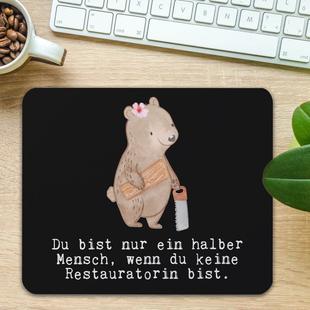 Mauspad Restauratorin mit Herz Mousepad, Computer zubehör, Büroausstattung, PC Zubehör, Arbeitszimmer, Mauspad, Einzigartiges Mauspad, Designer Mauspad, Mausunterlage, Mauspad Büro, Beruf, Ausbildung, Jubiläum, Abschied, Rente, Kollege, Kollegin, Geschenk, Schenken, Arbeitskollege, Mitarbeiter, Firma, Danke, Dankeschön