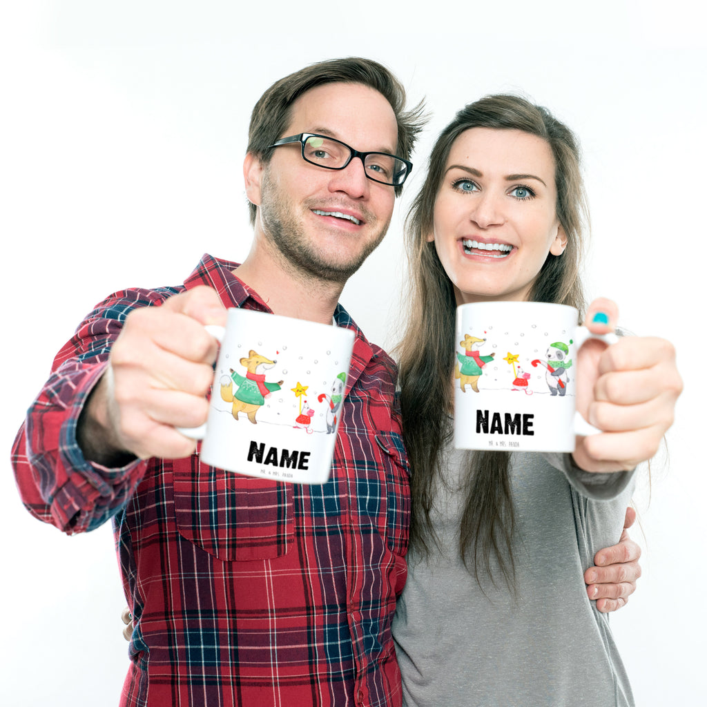 Personalisierte Tasse Winter Weihnachtsfreude Personalisierte Tasse, Namenstasse, Wunschname, Personalisiert, Tasse, Namen, Drucken, Tasse mit Namen, Winter, Weihnachten, Weihnachtsdeko, Nikolaus, Advent, Heiligabend, Wintermotiv, Weihnachtsmann, Weihnachtstage, Fuchs, Weihnachtsbaum, Tannenbaum, Weihnachtszeit