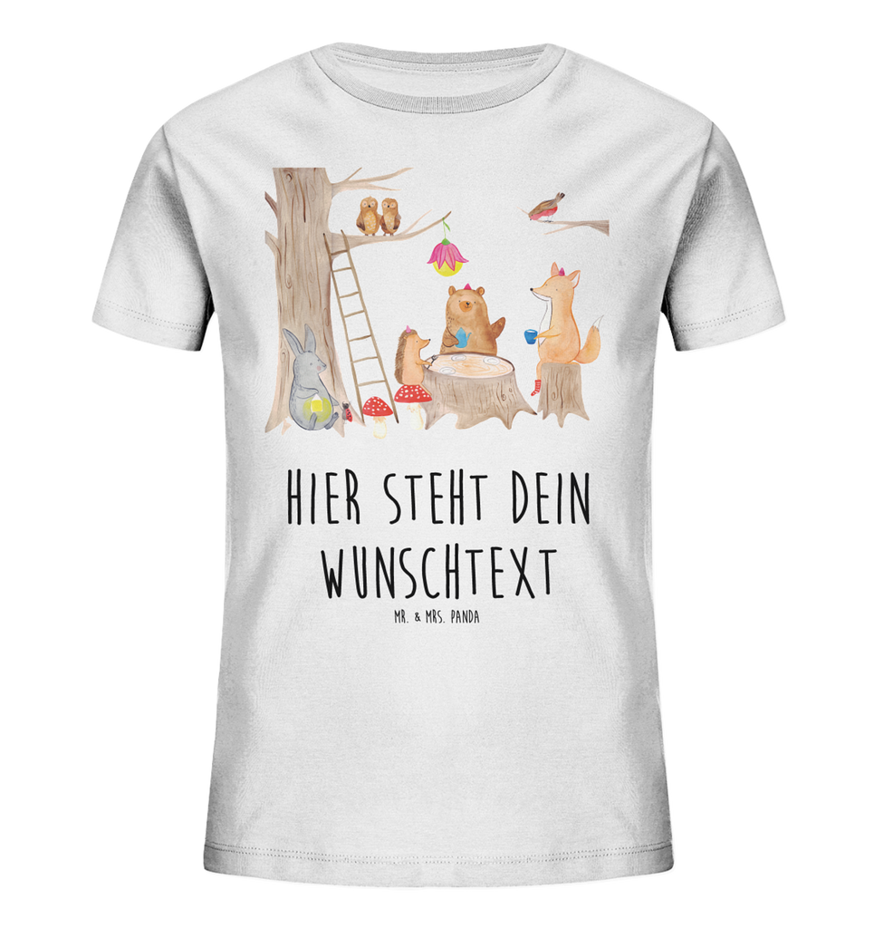 Personalisiertes Kinder T-Shirt Waldtiere Picknick Personalisiertes Kinder T-Shirt, Tiermotive, Gute Laune, lustige Sprüche, Tiere, Waldtiere, Picknick, Wald, Fuchs, Hase, Igel, Maus, Eichhörnchen